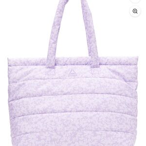 Reebok Soft Purple Floral Tote